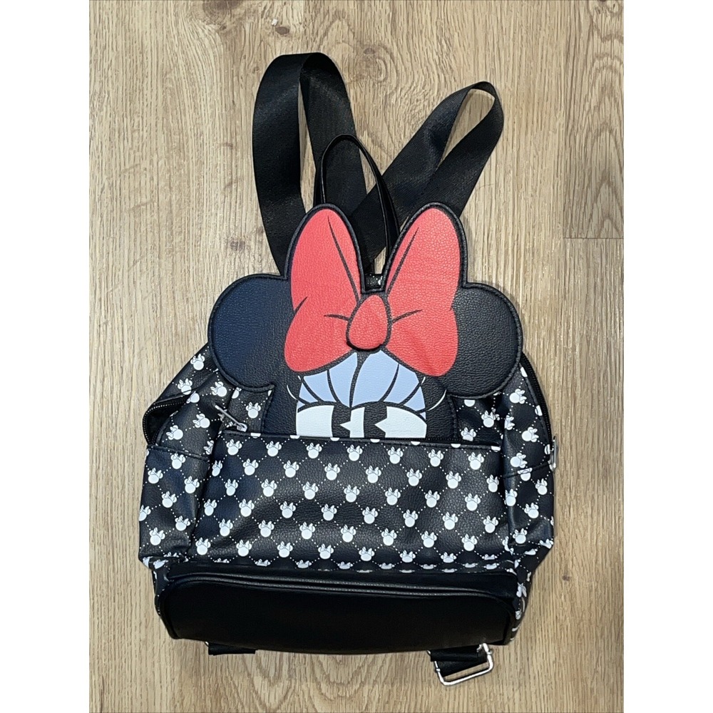 Disney Peek A Boo Minnie‎ Mouse Mini Backpack Adjustable Straps